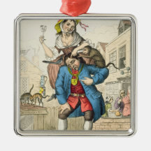 A Man Loaded with Mischief, or Matrimony, c.1766 Ornament