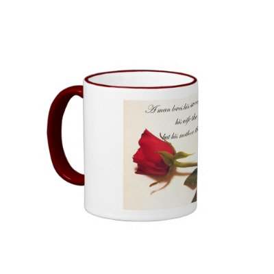 A Man Loves... Coffee Mug by BawdyBits
