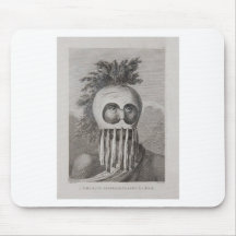 A Man of the Sandwich Islands in a Mask Mousepad