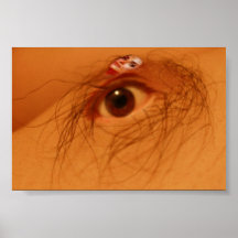 a man's breast poster