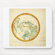 A Map of the Countries situate about the North Pol Mouse Pad