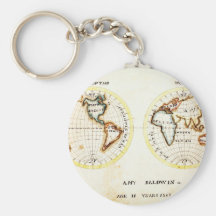 A Map of the World  Amy Baldwin sc Key Chain