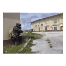 A Marine posts security Art Photo
