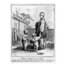 A Married Jewish Woman and her Children Post Cards