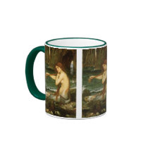 A Mermaid by John William Waterhouse Coffee Mug