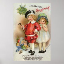 A Merry Christmas Boy and Girl Card
