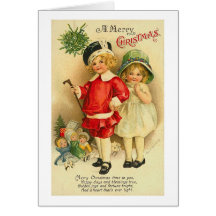 A Merry Christmas Children Card