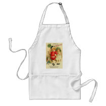 A Merry Christmas Children Card Apron