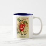 A Merry Christmas Children Card Mug