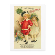 A Merry Christmas Children Card