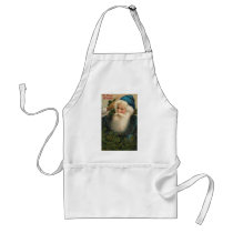 A Merry Christmas Old St. Nick Card Apron