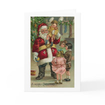 A Merry Christmas Santa and Children