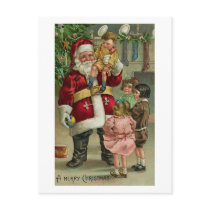A Merry Christmas Santa and Children