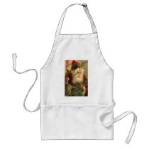A Merry Christmas Vintage Santa Apron