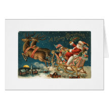 A Merry Christmas Vintage Santa Cards