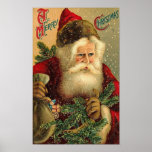 A Merry Christmas Vintage Santa