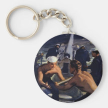 A Message from America Keychain