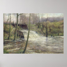A Mill Stream Print