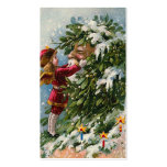 "A Mistletoe Kiss for Santa" Business Cards