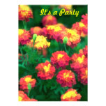 A Mob of Marigolds Personalized Invitation