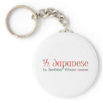 À moitié japonais porte-clés