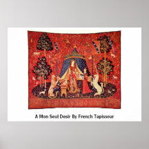 A Mon Seul Desir By French Tapisseur Posters