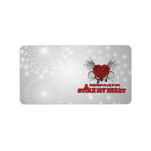 A Monacan Stole my Heart Custom Address Label