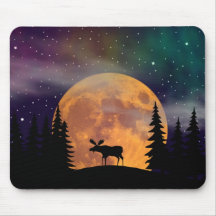 A Moose on the Loose Mouse Pads