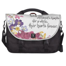 A Mother holds a child's heart Commuter Bag