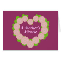 A Mother's Miracle-Customize Greeting Card