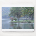 a mountain lake mousepads