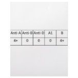 A negative custom letterhead
