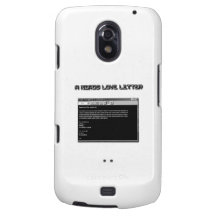 A Nerd Love Letter Samsung Galaxy Nexus Covers