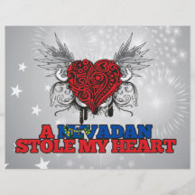 A Nevadan Stole my Heart Custom Flyer