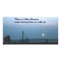 A New America Customized Photo Card