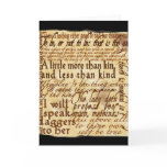A New Drama - Hamlet Greeting Card