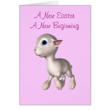 A New Easter, A New Beginning Greeting Card