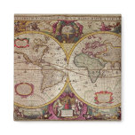A New Land and Water Map of the Entire Earth Magnets