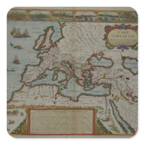 A New Map of the Roman Empire Square Sticker