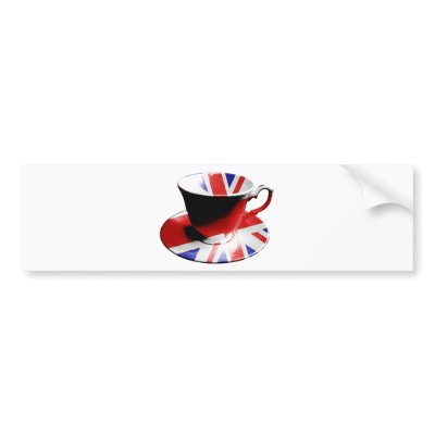 A nice cup of English Tea Bumper Sticker by TemptationsUK