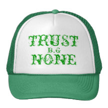 A Nice white and Green Trucker Hat
