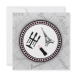 A Night In Paris Glamourous Paris Theme Personalized Invites