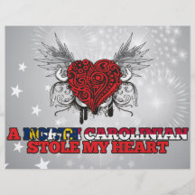 A North Carolinian Stole my Heart Flyers