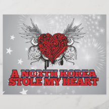 A North Korean Stole my Heart Personalized Flyer