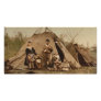 A Norwegian Lapp Family in Norway from 1890 Photo Card