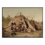 A Norwegian Lapp Family in Norway from 1890 Photo Print