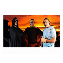 A Not So Amazing Trio Postcard