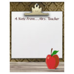 A Note From...Apple Stationery Letterhead Design