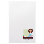 A Note From Teacher Personalized Stationery
