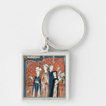 A nun taking her vows and mass key chain